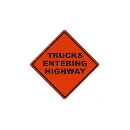 Nmc TRAFFIC, TRUCKS ENTERING HIGHWAY, RUM3626 RUM3626